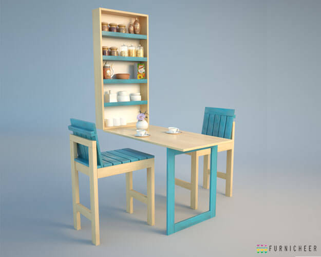 Blue natural folding dining table_01 (1)